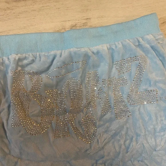 Dolls Kill x Bratz limited edition embellished Bratz blue velour skirt- NWT - Picture 9 of 15